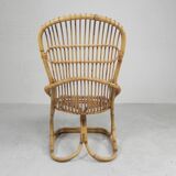 Bamboo armchair by Tito Agnoli, 1960s