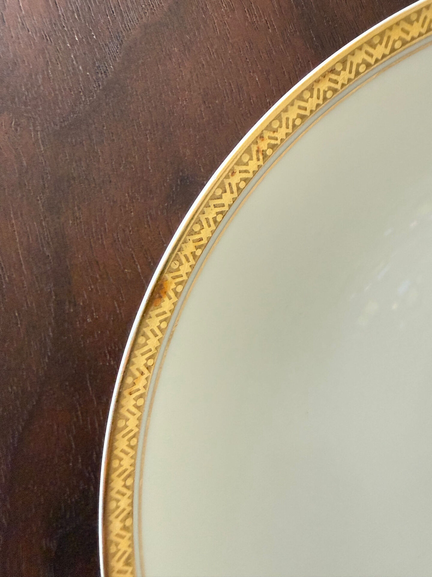 Set of 4 Krautheim for Richard Ginori Porcelain Dessert Plates
