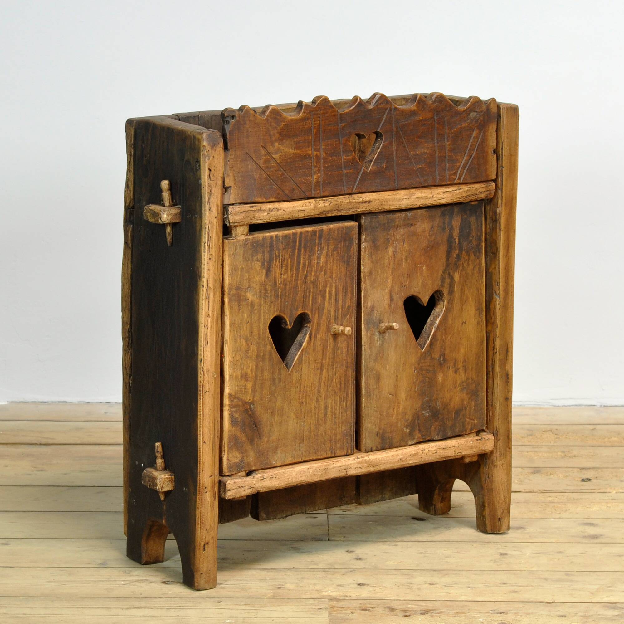 Romanian folk art cabinet, circa 1950