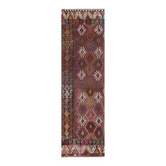 Tapis de couloir turc vintage 115x375 cm