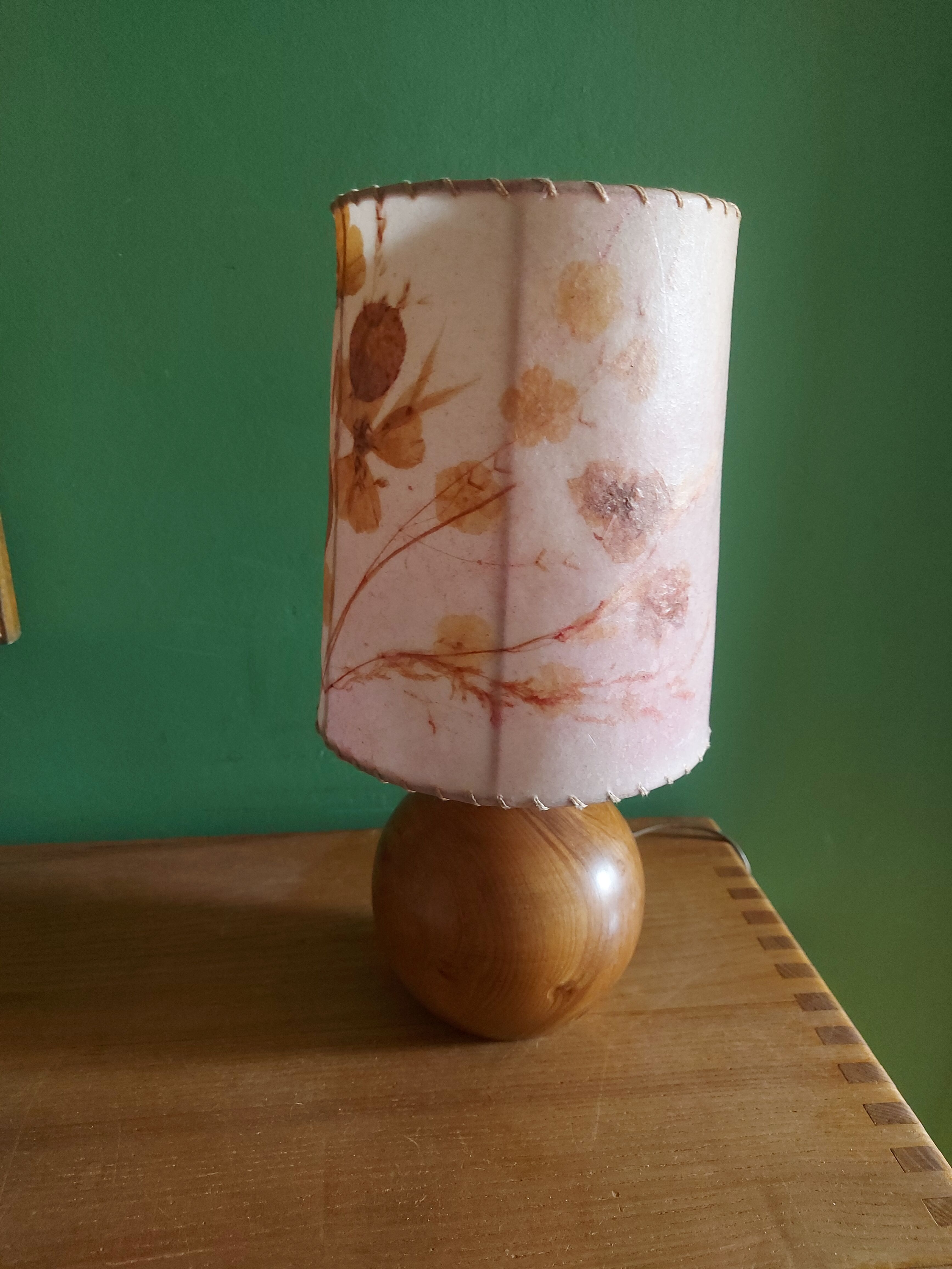 Lampe vintage en bois