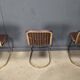 Chaises de salle à manger vintage par Cidue, ensemble de 6, années 1970.