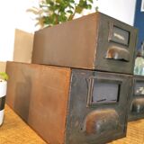 Set of 3 industrial lockers