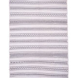 Kilim Berbère blanc brodé 310x195cm