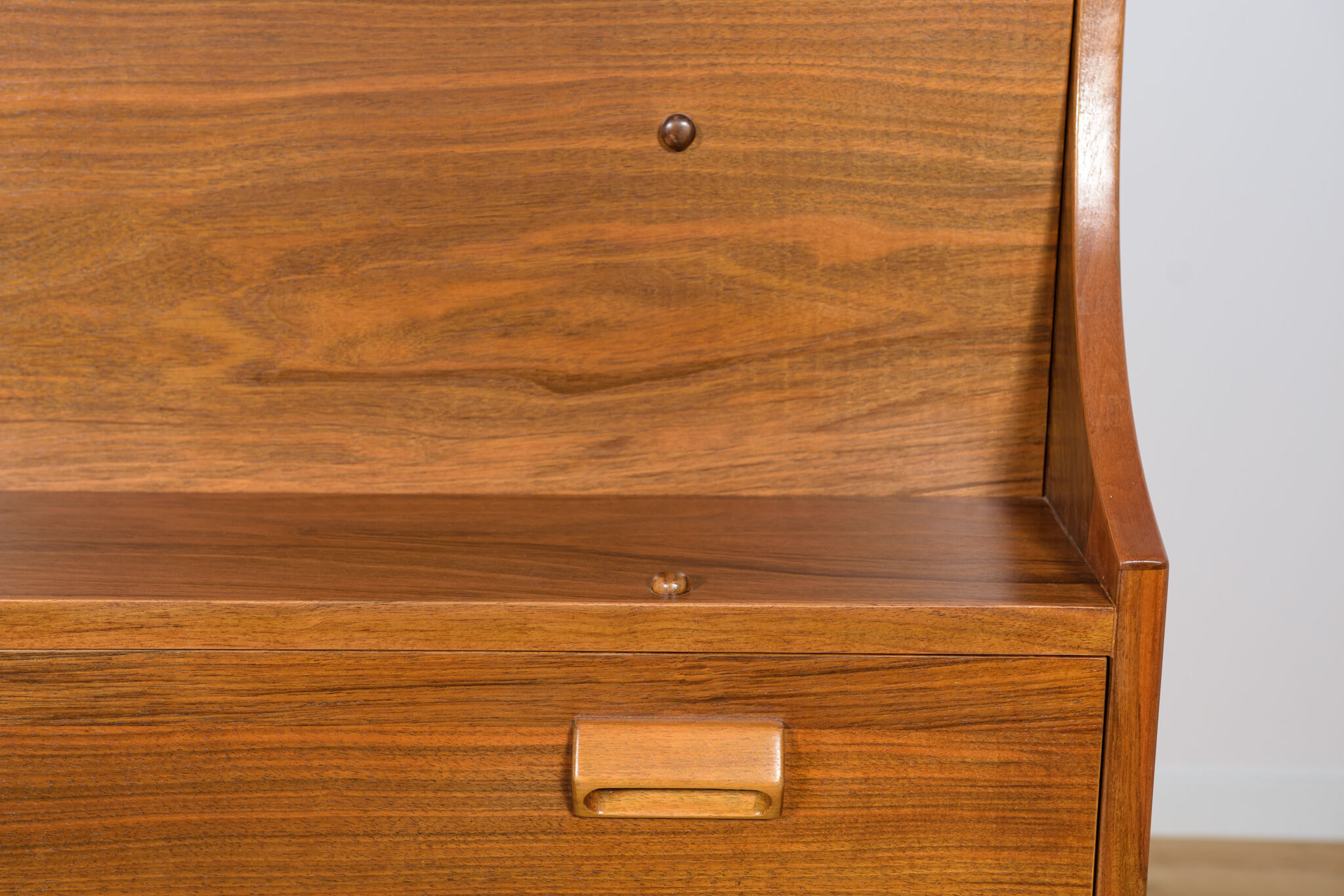 Mid-Century Danish Walnut Secretary by Borge Mogensen for Soborg Mobler, 1960s