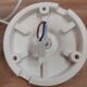 White Clichy glass pendant