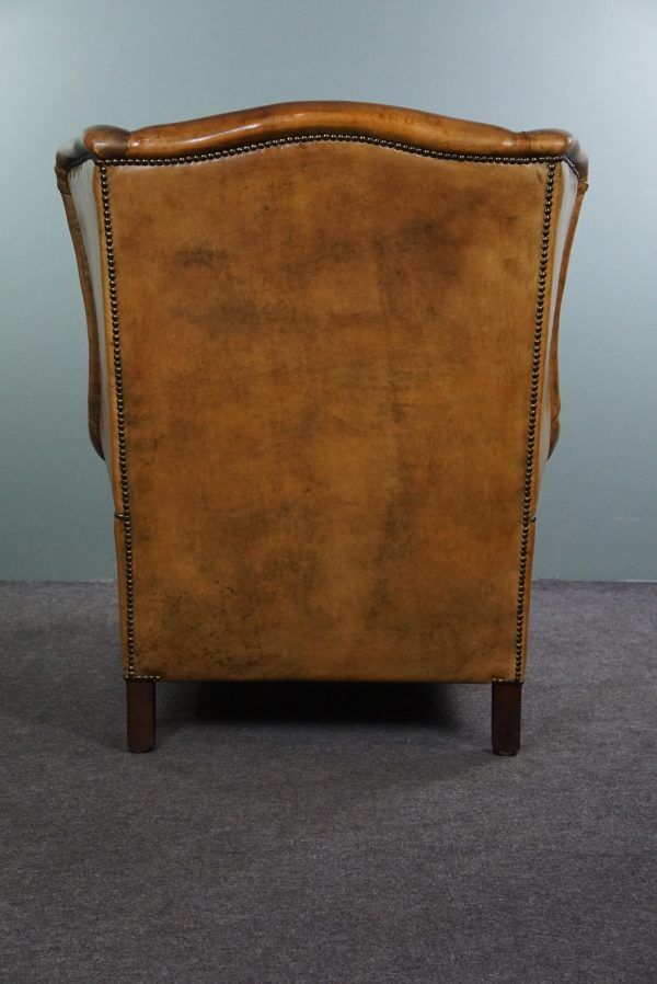 Classic sheepskin armchair