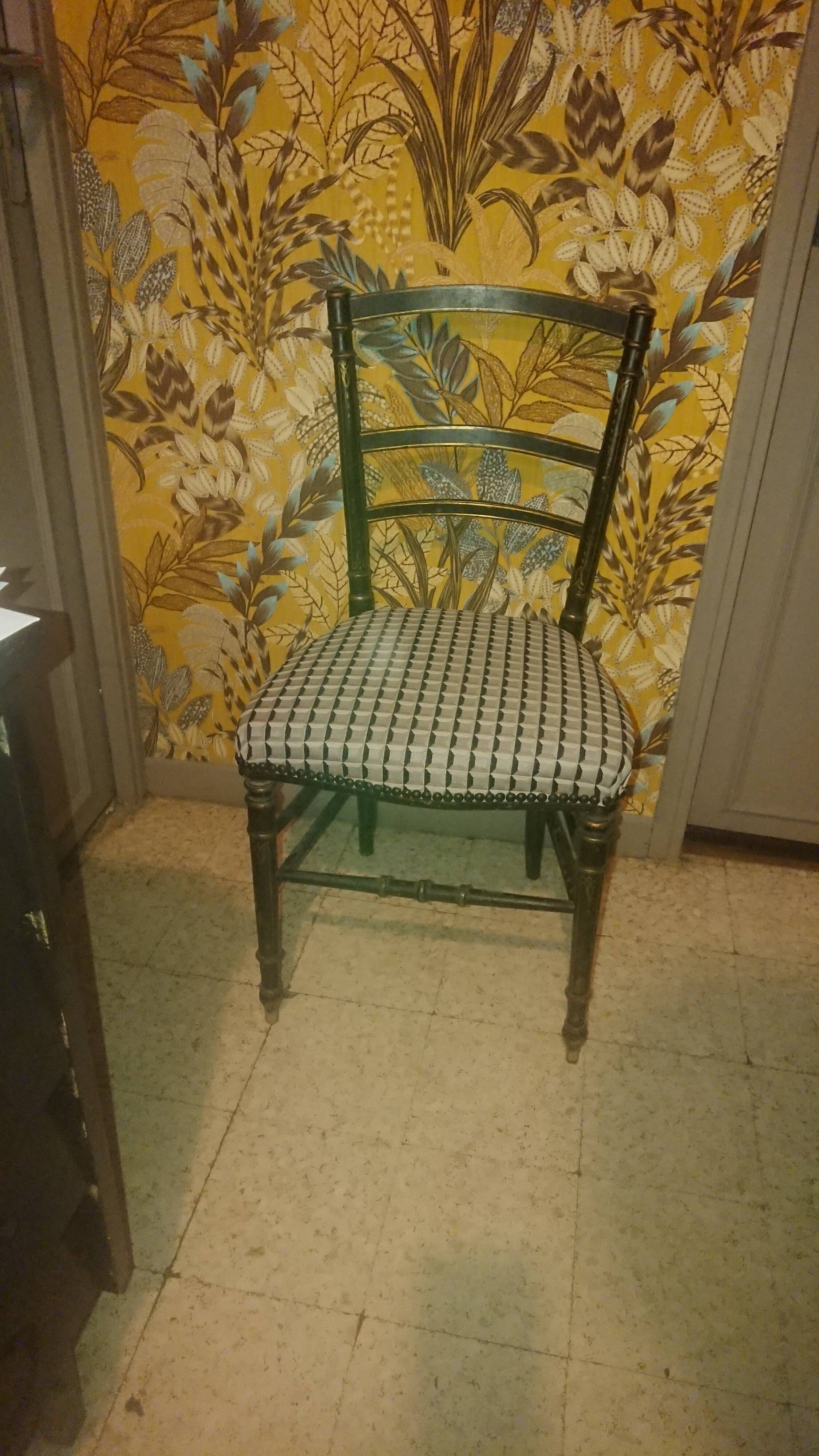 Napoleon III Deco Chair upholstery renovation