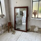 Late 19th XL wooden mirror