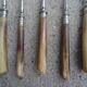 Set of 5 cutlery horn handle