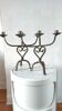 Pair of brutalist candlesticks Sweden 50s
