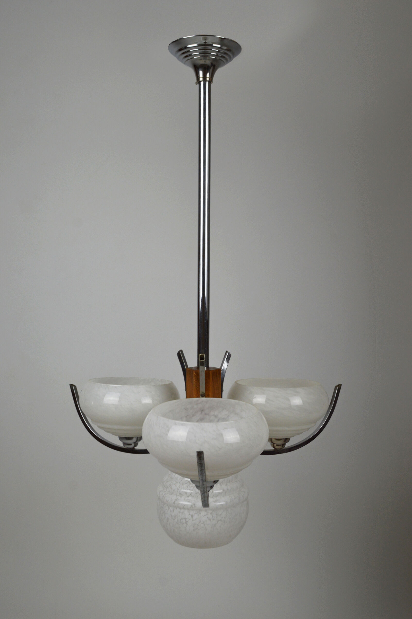Art deco modernist chandelier, 1940