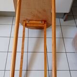 Scandinavian compass leg bean table
