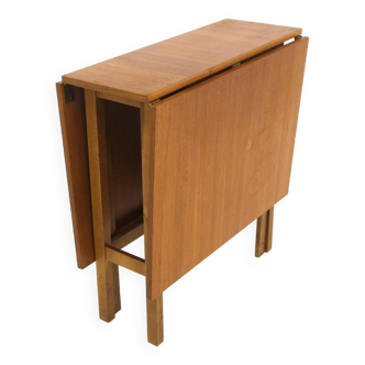 Teak hinged dining table, Sweden, 1950s