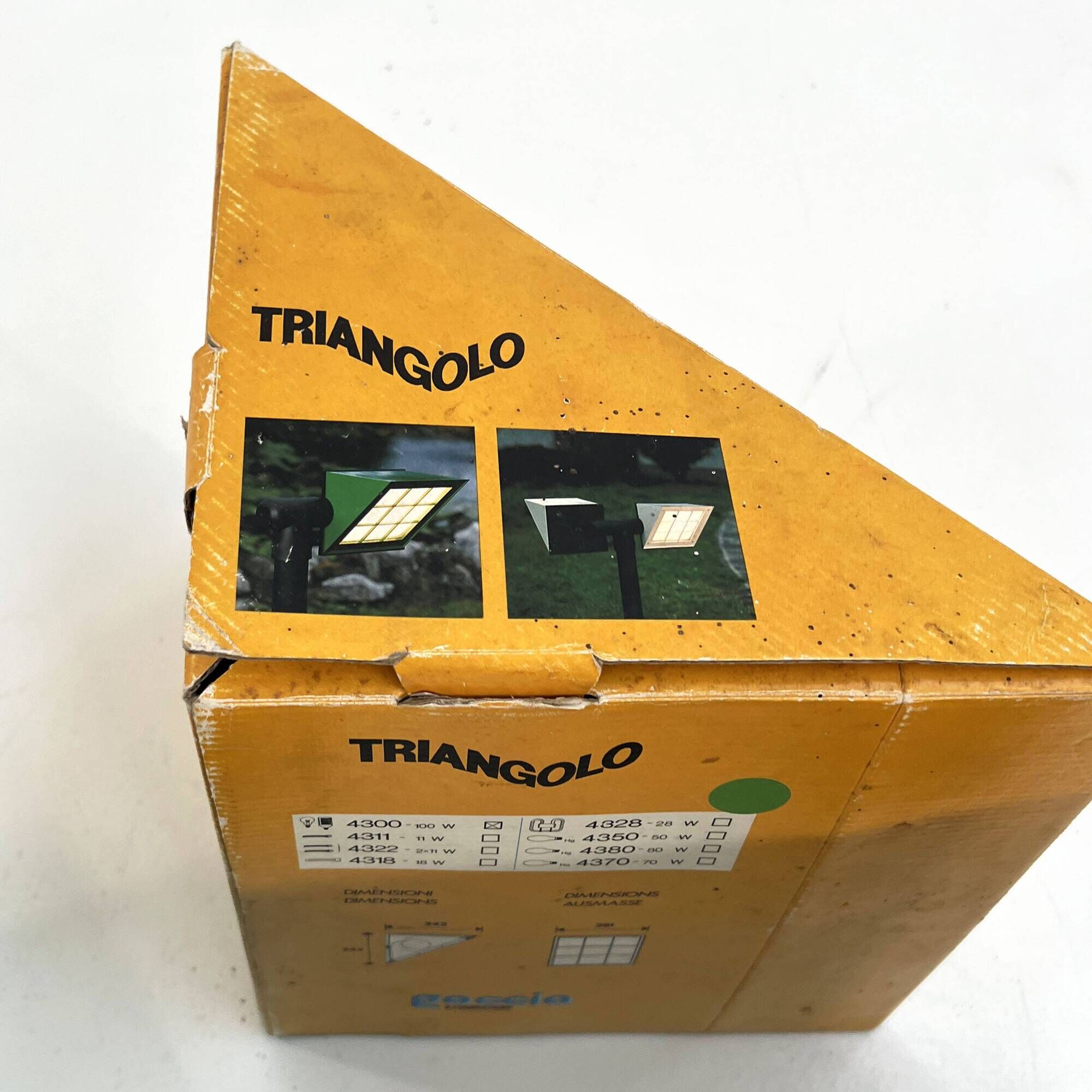 Triangolo outdoor wall light by Goccia Illuminazione, 1980
