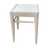 Square wooden stool