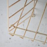 Vintage shelves with metal frame