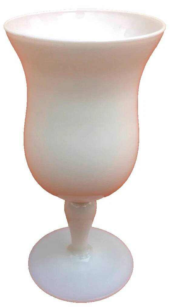 White opaline vase