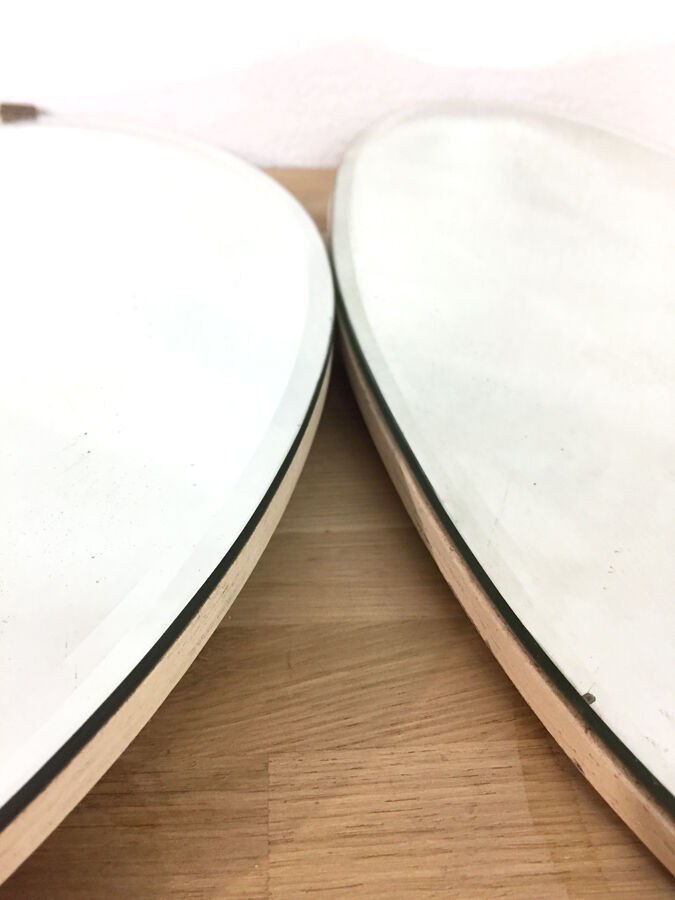 Triptych oval mirrors, 1950