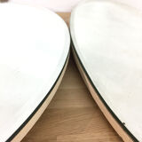 Triptych oval mirrors, 1950