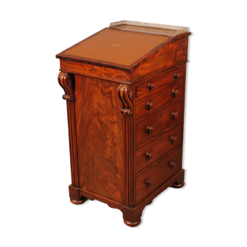 Regency period mahogany Davenport circa 1810 with mechanism
