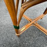 Set of 3 woven rattan bistro chairs Drucker SA