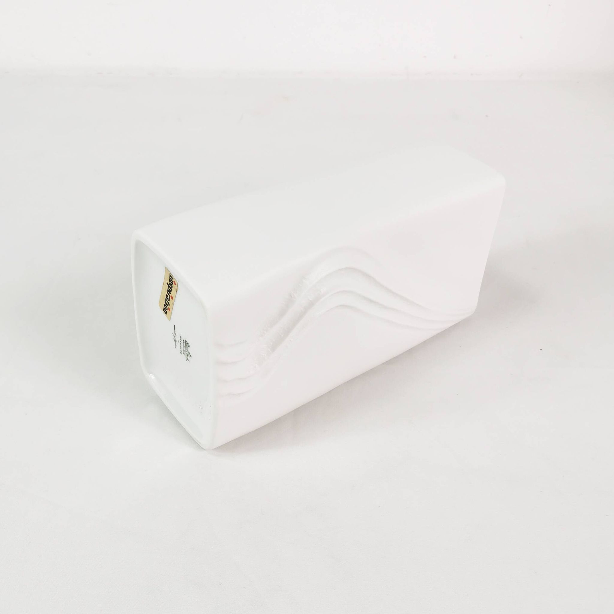 Modernistyczny, porcelanowy wazon, Rosenthal, proj. Martin Freyer, Niemcy, lata 70.