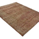 Turkish Anatolian Handmade Vintage Rug 296 cm x 220 cm