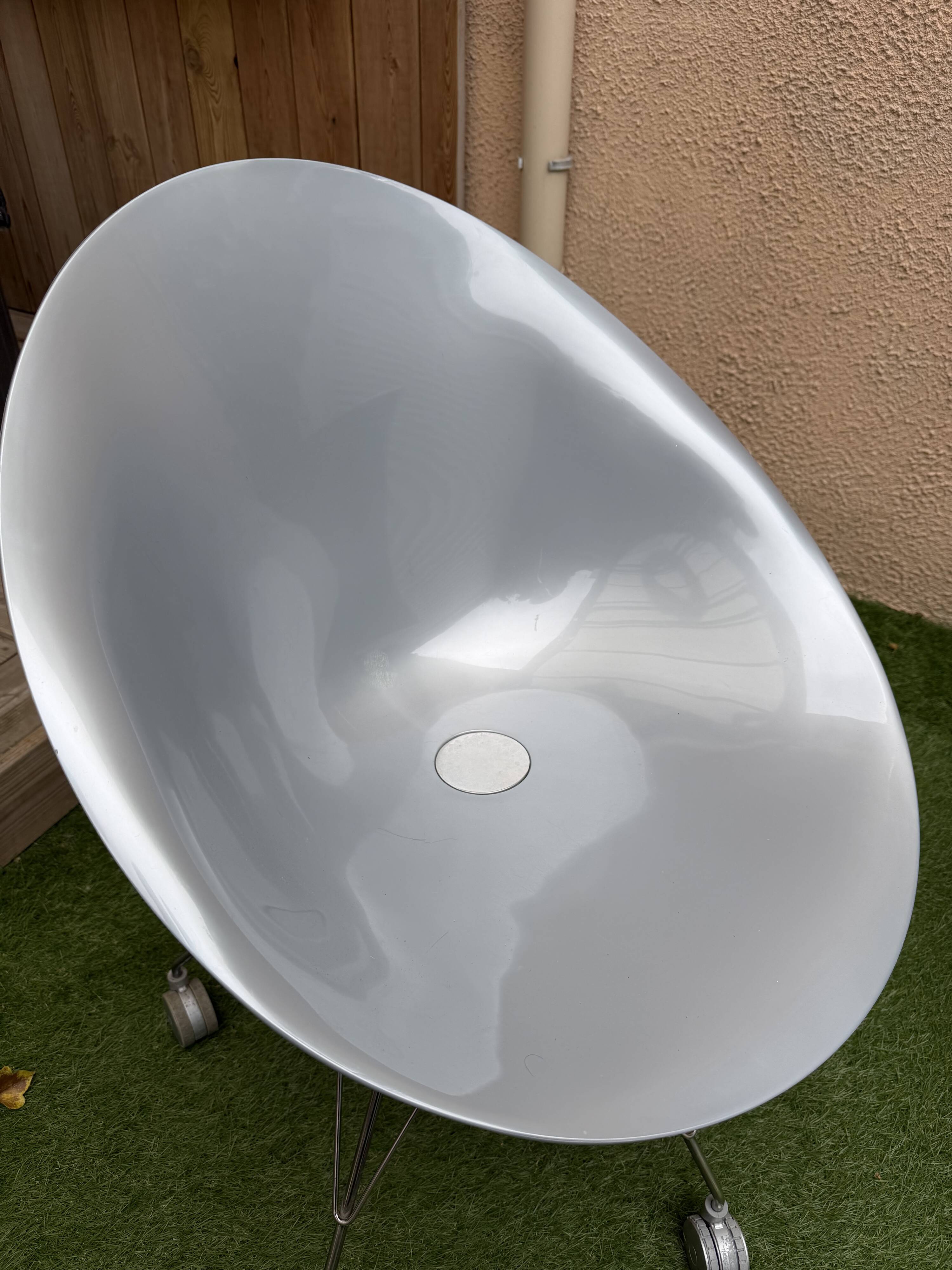 Pair of Ero-s armchairs by Kartell by Philippe Starck