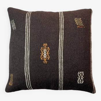 Housse de coussin kilim turc vintage, 55 x 55 cm