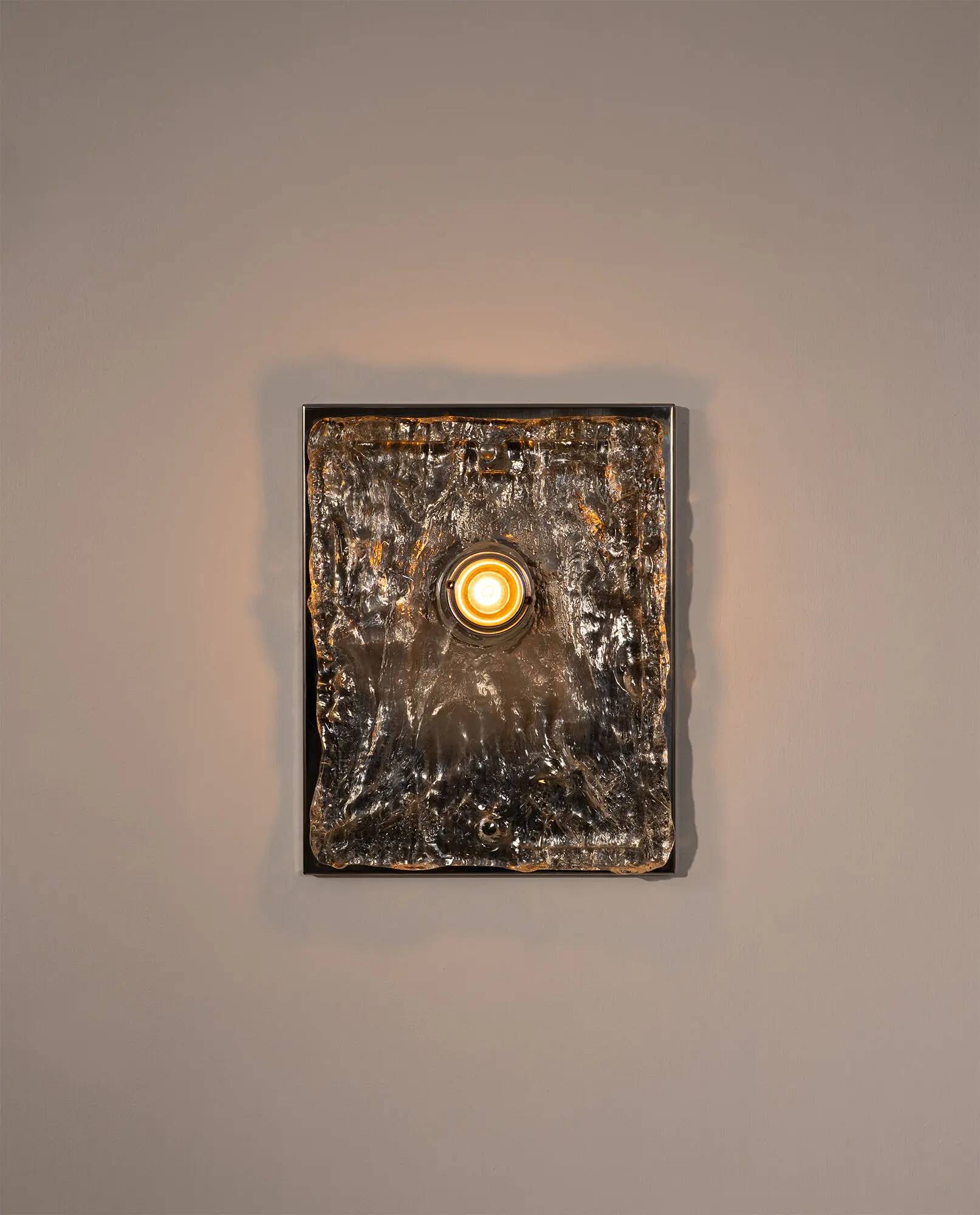 Applique en verre de Murano, années 1970