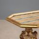 Antique baroque-style coffee table in wood, 19th century