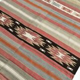 Red & Brown Turkish Kilim Rug 140x243Cm SK 35178
