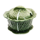 Soup pot of Portugal cabbage leaves in green slurry