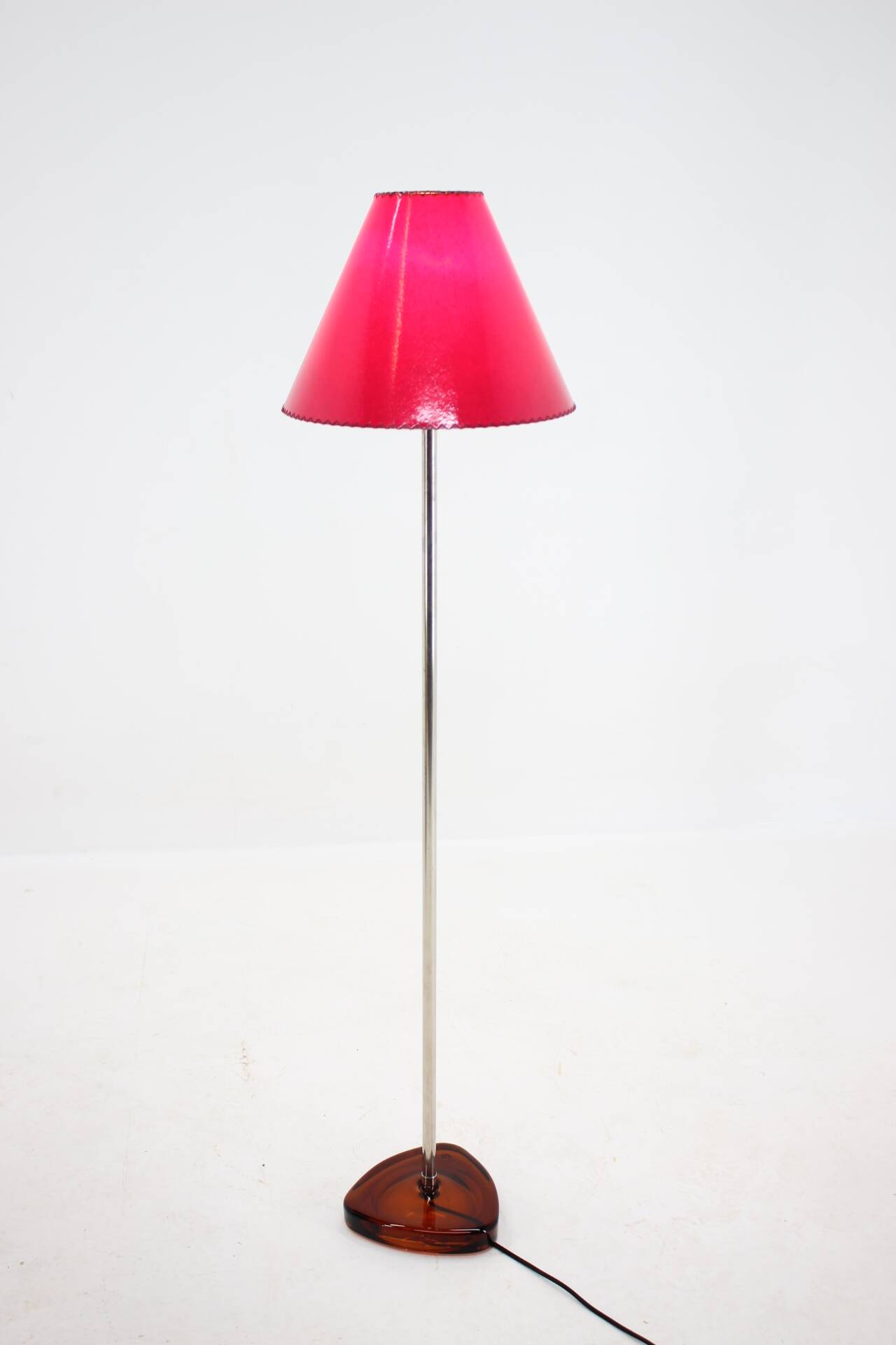 1960s Carl Fagerlund Floor Lamp Orrefors, Sweden