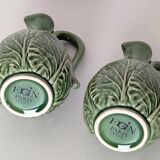 "Cabbage" oil and vinegar cruet