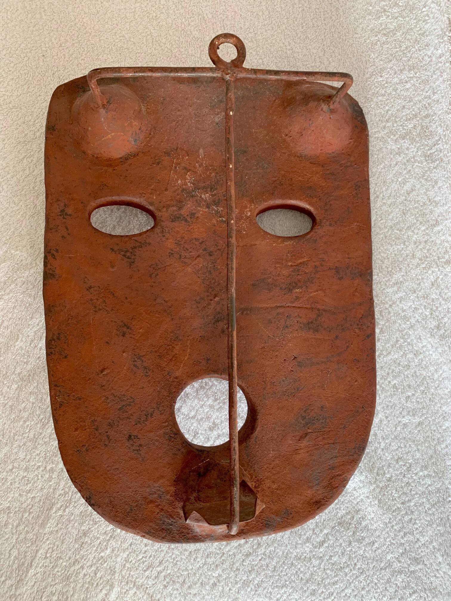 Italian terracotta mask from the 60s