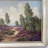 Painting "Path in the heather"