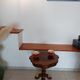 Inlaid pedestal table