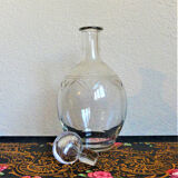 Vintage chiseled crystal liquor service 40s
