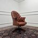 Chaise de directeur Chesterfield anglaise classique