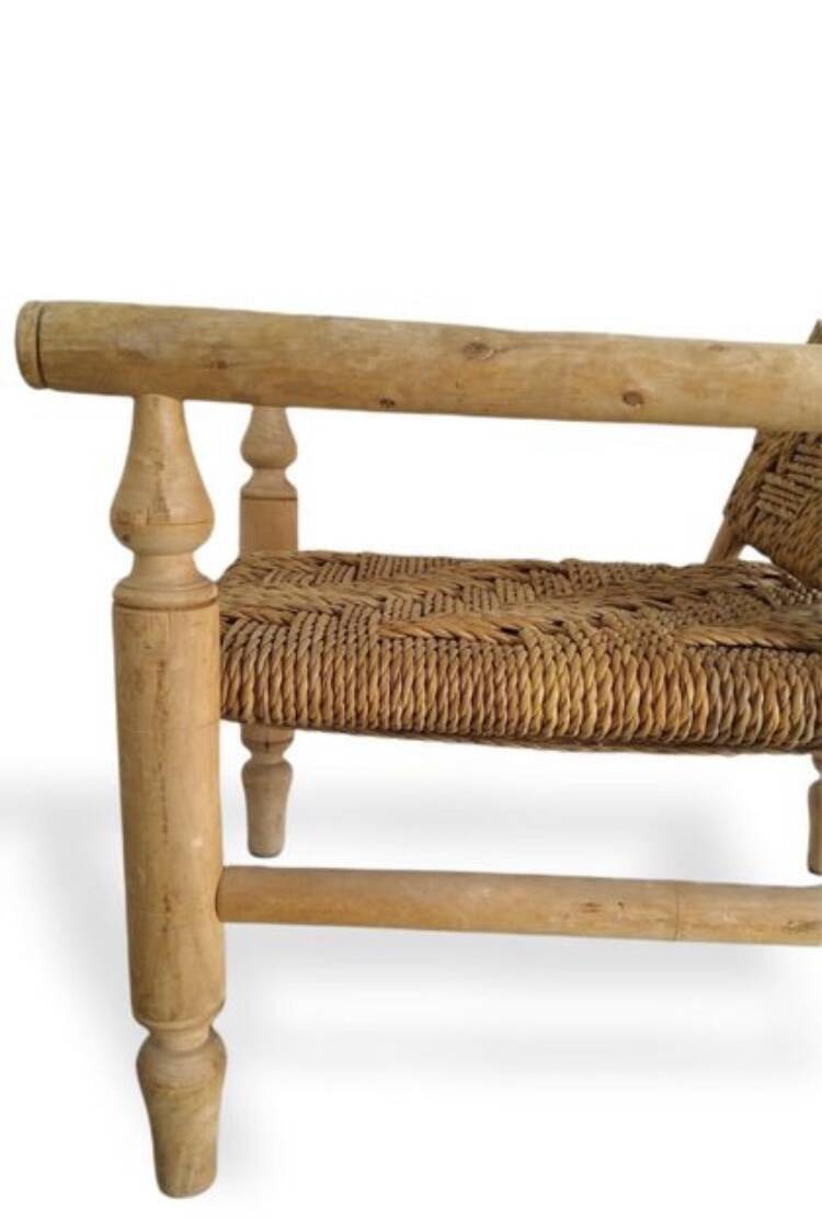 Fauteuil en corde d’Abaca- Audoux et Minet ?
