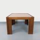 Vintage Italian square coffee table by Afra and Tobia Scarpa for Cassina.