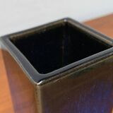 Vintage 1970s minimalist Japanese studio pottery vase from Tokoname.