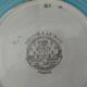 Decorative plate in Longwy enamels