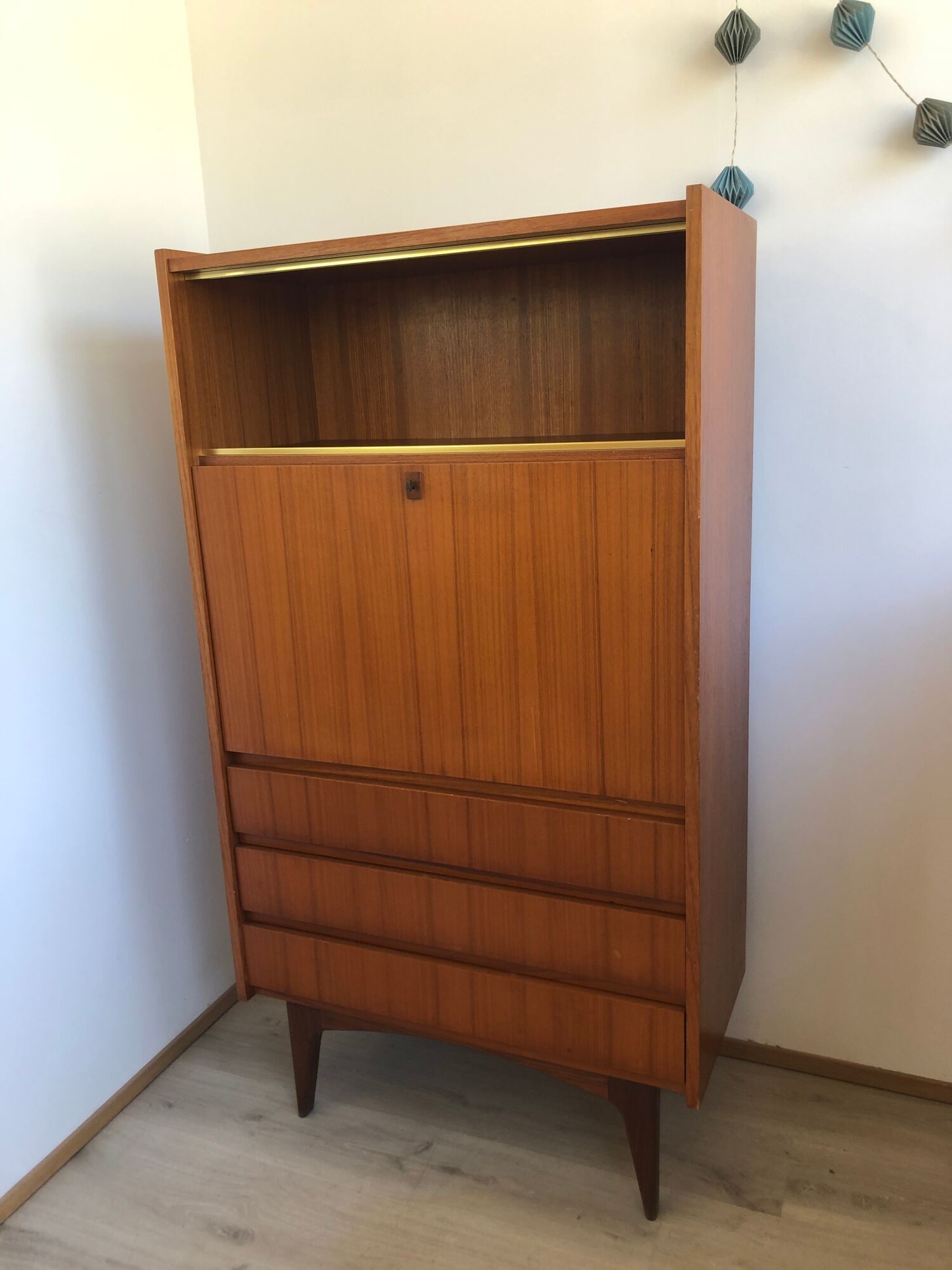 60s pine color secretary