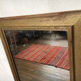 Miroir en bois dorée 1960 vintage