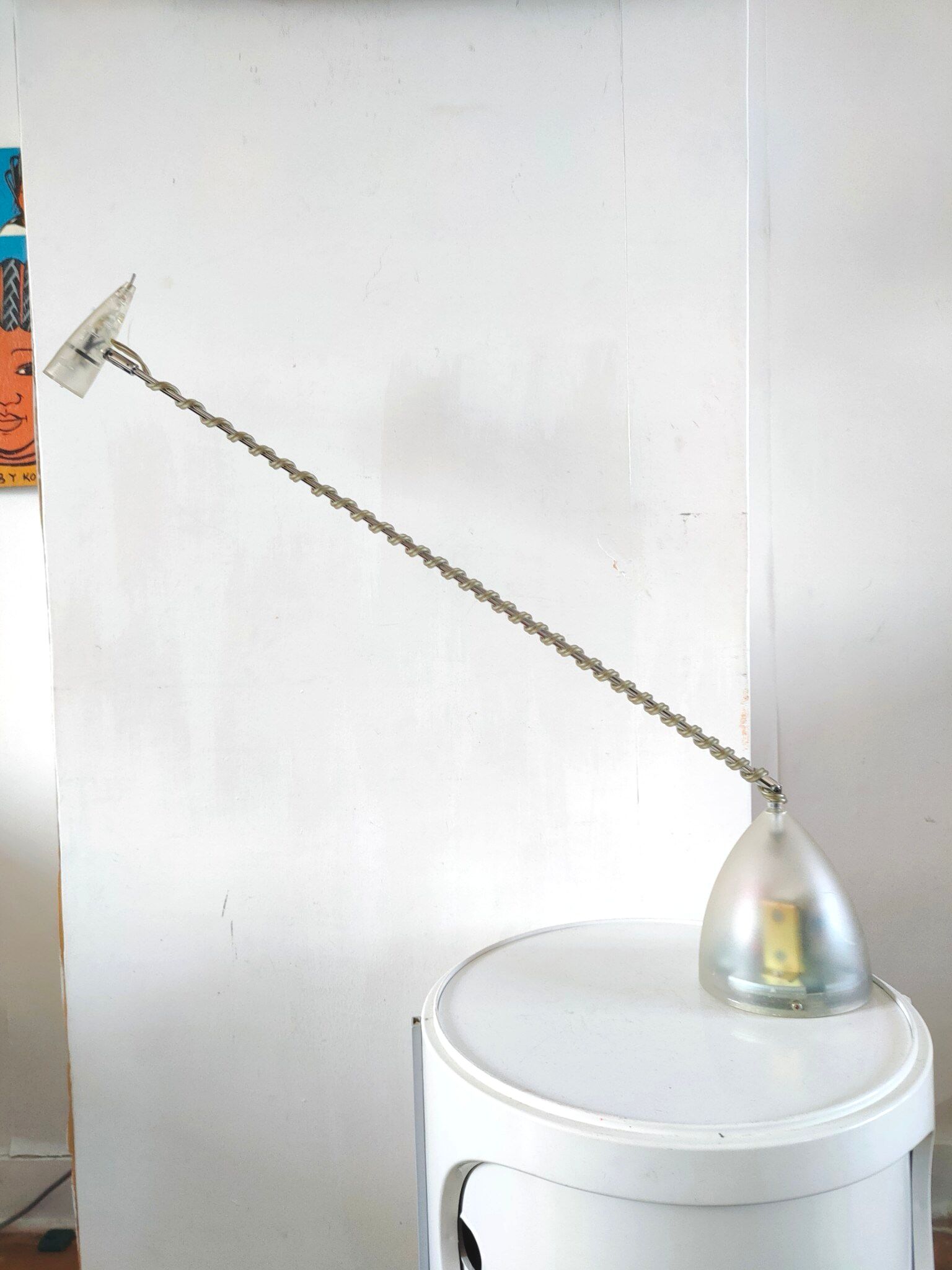 Transparent telescopic lamp design 80s-90s