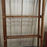 Rattan bamboo bed for one person