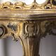 Antique classic console in wood decorated with mirror from the late 19th